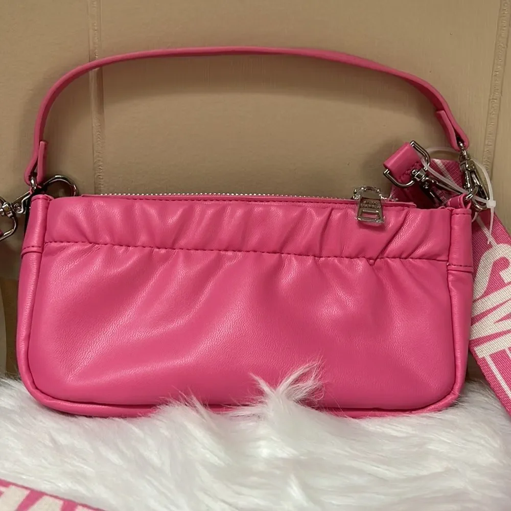 NWT Steve Madden (BCARMELA) Crossbody/ Wristlet Trendy  Bag - Pink